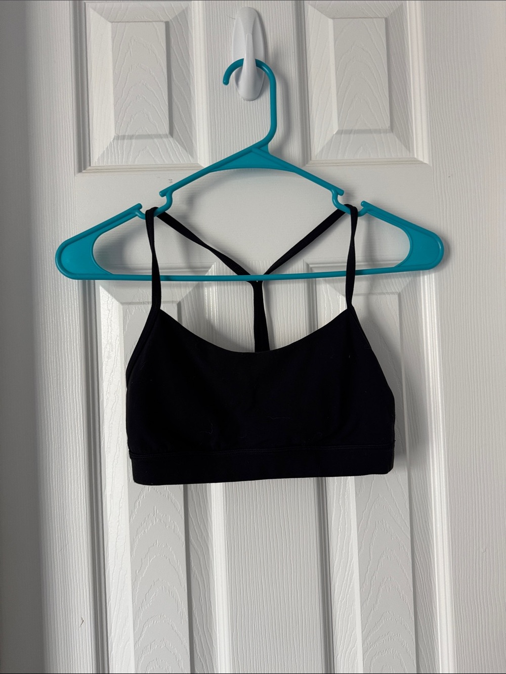 lululemon athletica Black Strappy Light Support Sports Bra